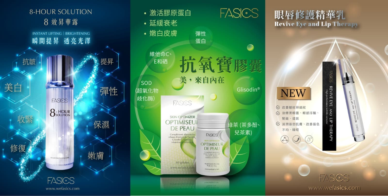 FASICS 抗老科技｜由內至外逆轉肌齡的秘密